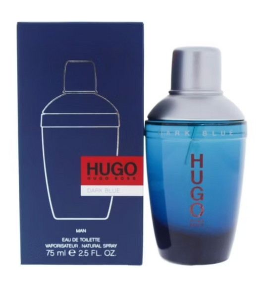 Hugo Boss Dark Blue Eau De Toilette Spray for Men 75ml